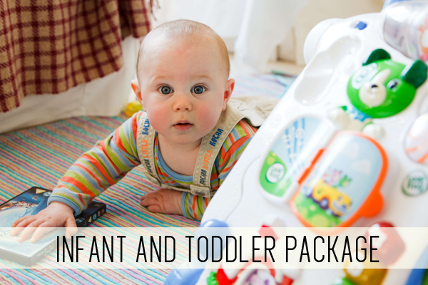 infant and toddler package online child care classes