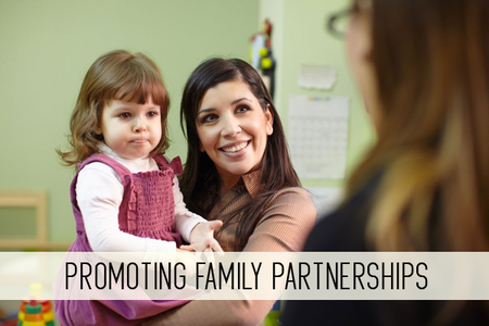 promoting family partnerships online child care class