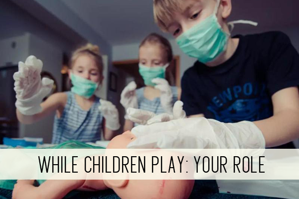 while children play: your role online child care class